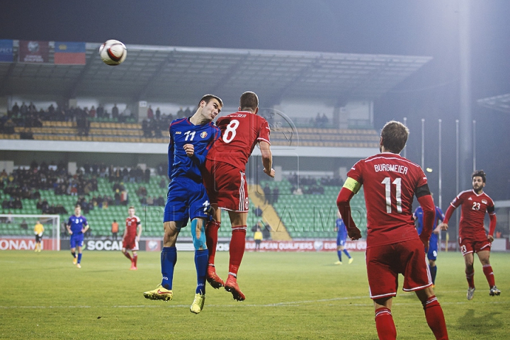 GALERIE FOTO impresionantă de la meciul dintre Moldova şi Liechtenstein 