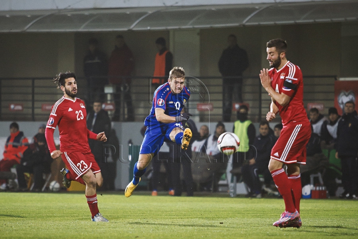 GALERIE FOTO impresionantă de la meciul dintre Moldova şi Liechtenstein 