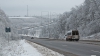 Ninge în Moldova: Pe drumurile naţionale au avut loc mai multe accidente, iar doi oameni au fost internaţi