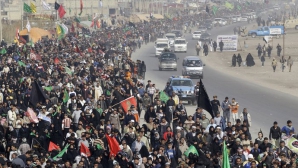 Oraşul irakian Karbala a devenit neîncăpător în timpul sărbătorii Arbain