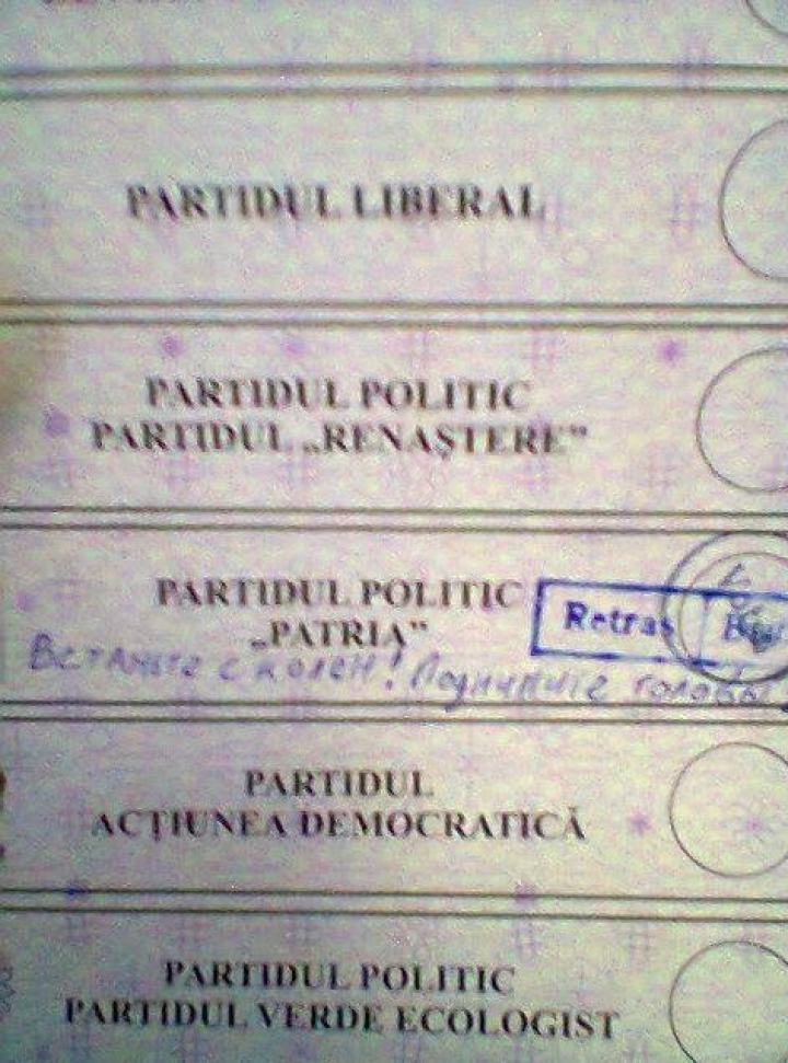 ALEGERI PARLAMENTARE 2014. Numărul buletinelor nevalabile este de cinci ori mai mare decât în 2010 (FOTO)