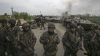 Un vehicul cu rebeli a fost nimicit în preajma Aeroportului din Doneţk  