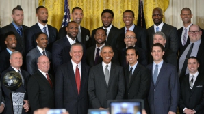 Campioana NBA, San Antonio Spurs, în vizită la Casa Albă! Barack Obama s-a pus pe glume