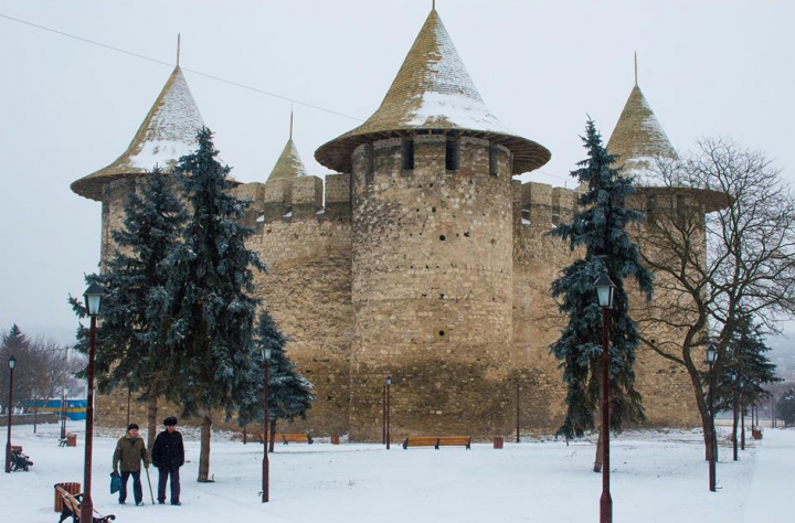 Cetatea Soroca, în mijloc de iarnă. FOTOGRAFII IMPRESIONANTE cu grandiosul monument