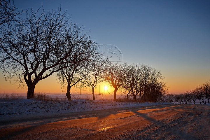 Peisaje de iarnă inedite. Cum arată Moldova în luna lui gerar (GALERIE FOTO)