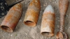 Obiecte explozibile din timpul celui de-Al Doilea Război Mondial, găsite într-o pădure lângă Orhei
