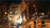 Incendiu în centrul Chişinăului. Un camion s-a aprins din cauze necunoscute (VIDEO)