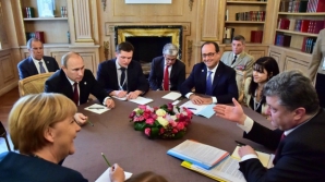 Vladimir Putin a repetat un gest al lui Vicktor Ianukovici la summitul de la Minsk (VIDEO)