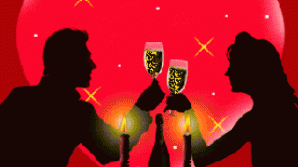 În aşteptarea Sf. Valentin. Tinerii îndrăgostiţi din Chişinău se pot căsători pentru câteva minute la un târg