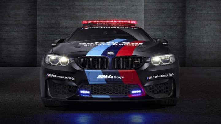 Noul BMW M4 pentru MotoGP 2015 are sistem de injecţie cu apă (VIDEO)