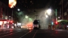 LA UN PAS DE MOARTE! Un tramvai plin cu pasageri a fost cuprins de flăcări