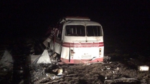 Incident TRAGIC în Ucraina! Un autobuz a trecut peste o mină de teren