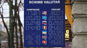 Leul se apreciază în raport cu euro şi dolarul. Cursul valutar stabilit de BNM