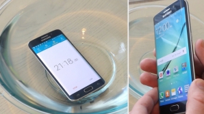 Galaxy S6 edge e rezistent la apă, deşi Samsung nu a spus nimic despre asta (VIDEO)