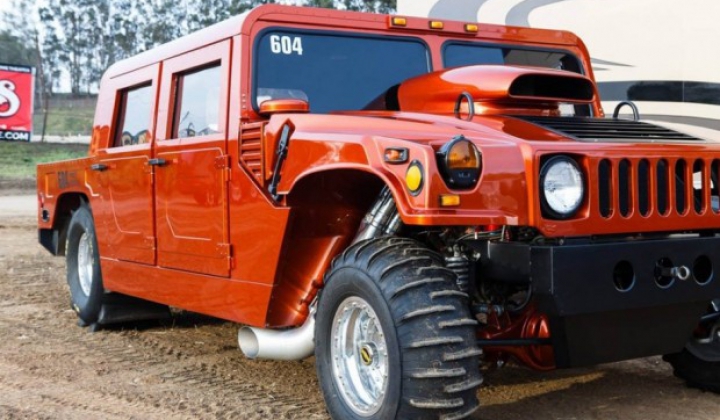 Hummer H1 Dragster cu 3000 de cai putere? În California este posibil și acest lucru (VIDEO)