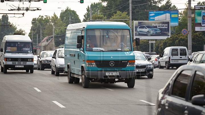 Un şofer de Ungheni a fost prins cu mâţa în sac. Cu ce şi-a ticsit microbuzul (FOTO)