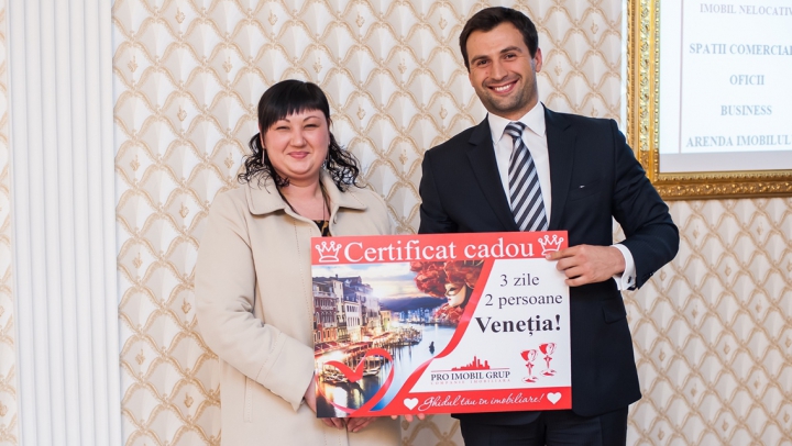 Ea este doamna care a câștigat o vacanță la Veneția din partea companiei imobiliare Pro Imobil Grup!