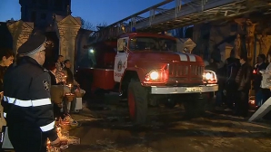 INCENDIU de Paşte la biserica "Sf. Dumitru" de la Botanica (VIDEO)