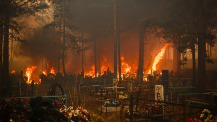 Nu mai contenesc! Incendiile de vegetație au ajuns până în regiunea rusă Transbaikal (FOTOREPORT)