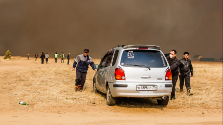 Nu mai contenesc! Incendiile de vegetație au ajuns până în regiunea rusă Transbaikal (FOTOREPORT)