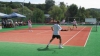 Mai mulţi jucători din lotul paralimpic al țării au profitat de vremea frumoasă pentru a juca tenis de câmp