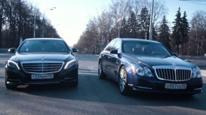 Regele automobilelor germane luptă cu predecesorul său: Mercedes-Maybach vs Maybach 57S (VIDEO)