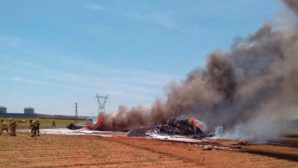 Un avion MILITAR S-A PRĂBUŞIT în Spania. Cel puţin trei oameni au decedat 