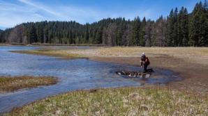 FENOMEN MISTERIOS! Apa unui lac a dispărut în câteva ore, imitând efectul unei chiuvete (VIDEO)