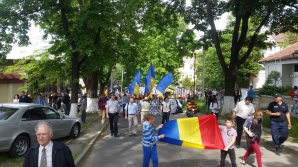 La Chişinău a avut loc un marş al susţinătorilor unirii cu România