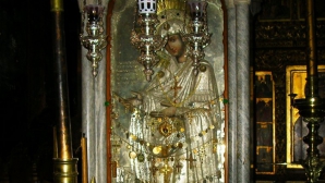 O icoană făcătoare de minuni de pe Muntele Athos a ajuns la Mănăstirea Ciuflea