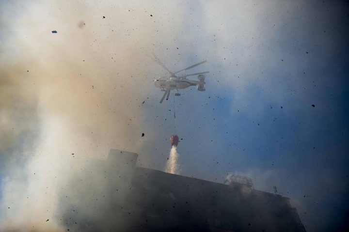 CLIPELE DE GROAZĂ din momentul  incendiului din Azerbaidjan (FOTOREPORT)