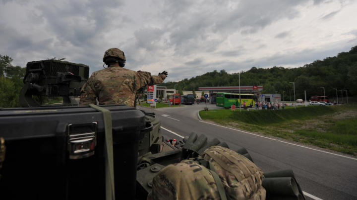 DEMONSTRAȚIE DE FORȚĂ a americanilor în România. Mărșăluiesc cu tehnica grea prin țară (FOTO)