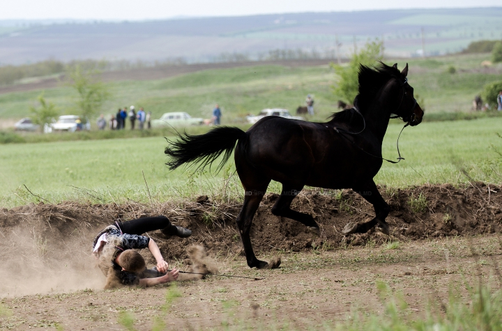 Cursă de cai la Ceadîr-Lunga! Finalul NEAŞTEPTAT al întrecerii i-a UIMIT pe spectatori (FOTOREPORT)