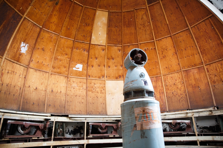 Fostă atracţie a Chişinăului, în ruine! Starea DEPLORABILĂ a Observatorului Astronomic din Capitală