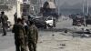 Atac terorist în Kabul. Un convoi al NATO a fost deteriorat de un sinucigaş (VIDEO)