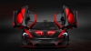 Cel mai nou McLaren P1 individualizat de MSO arată diabolic în culorile negru și roșu