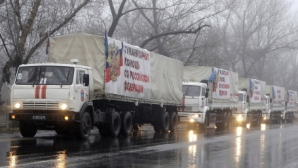 Un nou convoi militar rusesc cu presupuse ajutoare umanitare a intrat în Ucraina