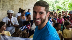 Ambasadorul UNICEF Sergio Ramos joacă fotbal cu copiii din Cuba 