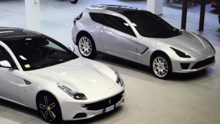 Ferrari a lansat un crossover? Imagini inedite făcute în garajul unui colecționar (FOTO)