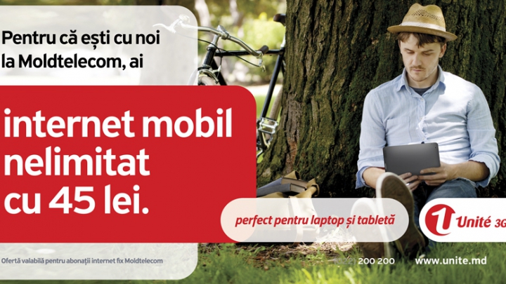 Abonații Moldtelecom au cele mai generoase oferte Unite