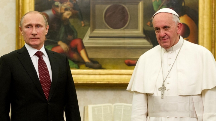 Putin, nepunctual! Papa Francisc, nevoit să-l aştepte pe liderul de la Kremlin preţ de o oră