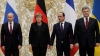 O nouă discuţie a "formatului Normandia". Ce au stabilit la telefon Merkel, Poroşenko, Putin şi Hollande