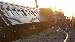 ACCIDENT FEROVIAR în Rusia. 11 oameni au fost răniţi în urma unei coliziuni dintre un tren şi un autocamion