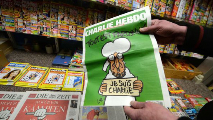 Charlie Hebdo nu va mai publica caricaturi, de acum înainte, ale profetului Mahomed