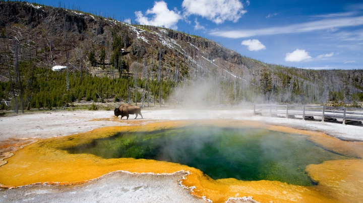 FASCINANT! Imagini uluitoare surprinse deasupra unui lac