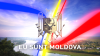 S-a dat start campaniei "Eu sunt Moldova". Drapelul de stat, arborat într-o localitate din nordul ţării