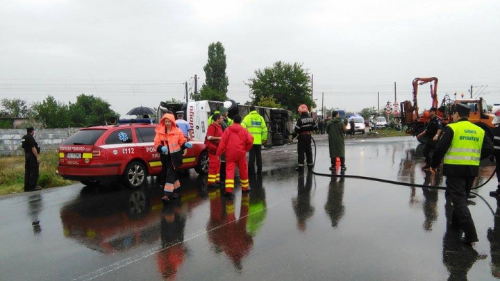 PRIMELE IMAGINI de la accidentul de lângă Brăila în care au murit patru moldoveni (FOTO/VIDEO) 