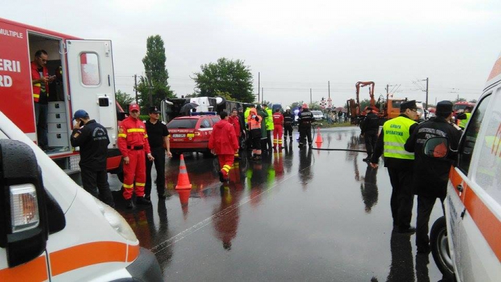 PRIMELE IMAGINI de la accidentul de lângă Brăila în care au murit patru moldoveni (FOTO/VIDEO) 