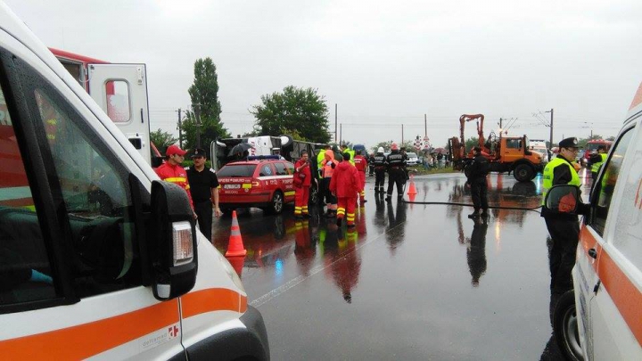 PRIMELE IMAGINI de la accidentul de lângă Brăila în care au murit patru moldoveni (FOTO/VIDEO) 