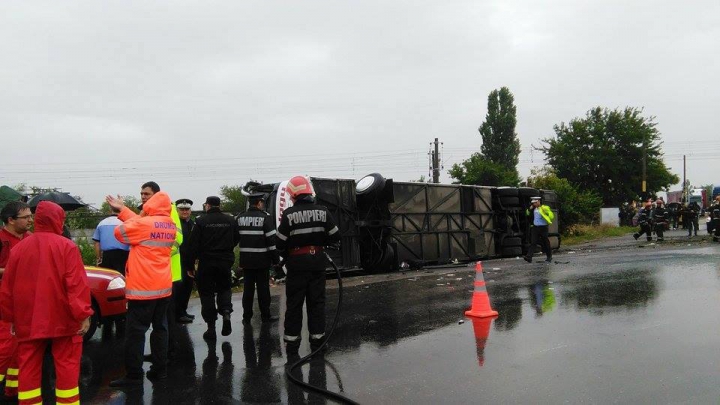 PRIMELE IMAGINI de la accidentul de lângă Brăila în care au murit patru moldoveni (FOTO/VIDEO) 